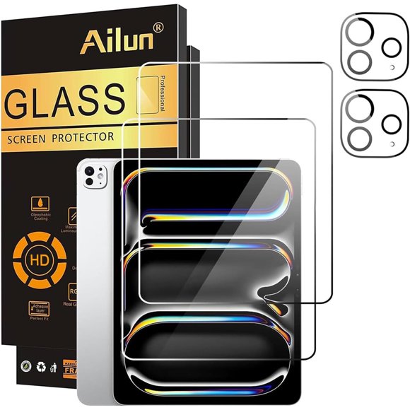 Ailun Protector de Pantalla y Lentes de Cámara para iPad Pro de 13 pulgadas