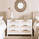 thumbnail image 3 of Cómoda "Patagua" 6 Cajones Mueble de Madera con Frentes de Lino - Blanco - 120x40x90 cm, 3 of 3
