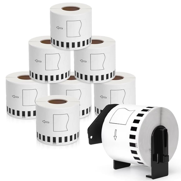 Cinta para rotular MarkDomain DK-2205, 6,2 cm x 30,5 m, 8 rollos