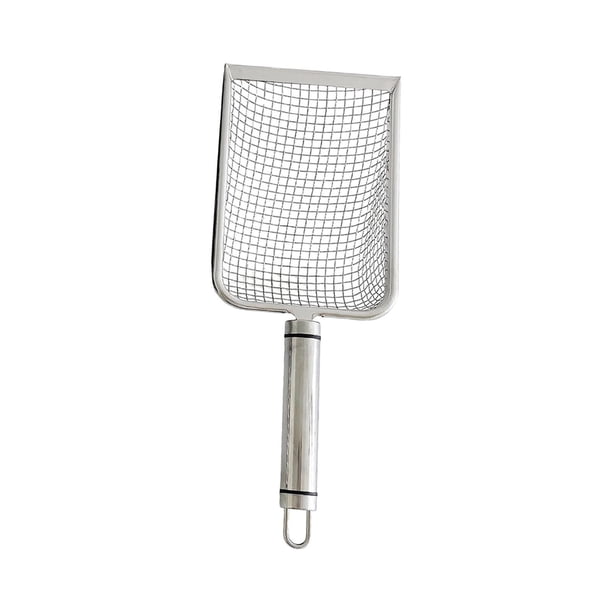 Pala de limpieza para mascotas, para arena de mascotas, resistente a la oxidación, agarre cómodo, productos para mascotas, filtro de arena para , 45 mm x 45 mm