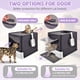 thumbnail image 4 of Caja de arena para gatos Homagico, plegable, extra grande, con alfombrilla, 4 of 6