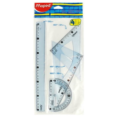 Set Geometría 4 Piezas 30 Cm Maped