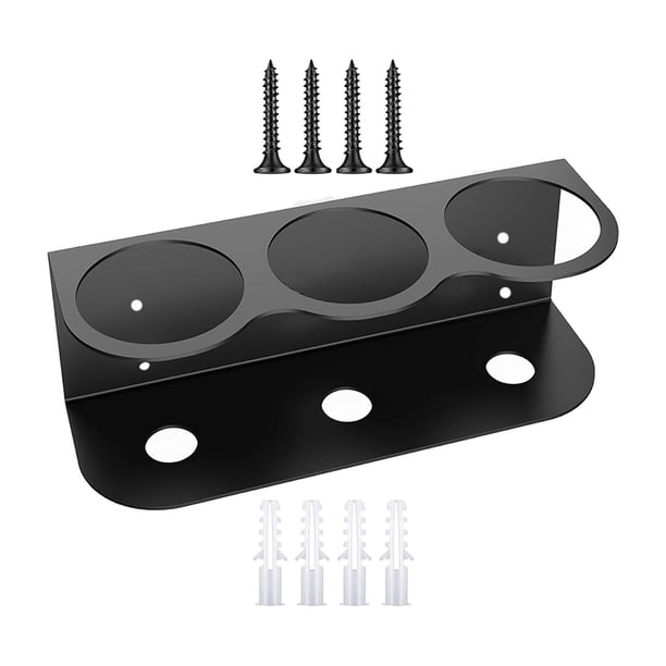 Estante De Almacenamiento Con Soporte Para Botellas De Spray, Estante Para Botellas De Spray Para Garaje, Espacio De Trabajo, Hogar, Tres Agujeros