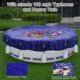 thumbnail image 5 of Cobertura para Piscina ZHSX 3,6 m Redonda de Malla Azul Royal, 5 of 7