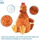 thumbnail image 2 of Juguete masticable interactivo Squeaky Dog Best Pet Supplies, pollo arrugado, 2 of 5