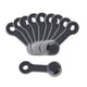 thumbnail image 3 of 10x BICICLETA GOMA FRENO PURGA ENGRASE TAPONES CUBIERTA POLVO Negro, 3 of 5