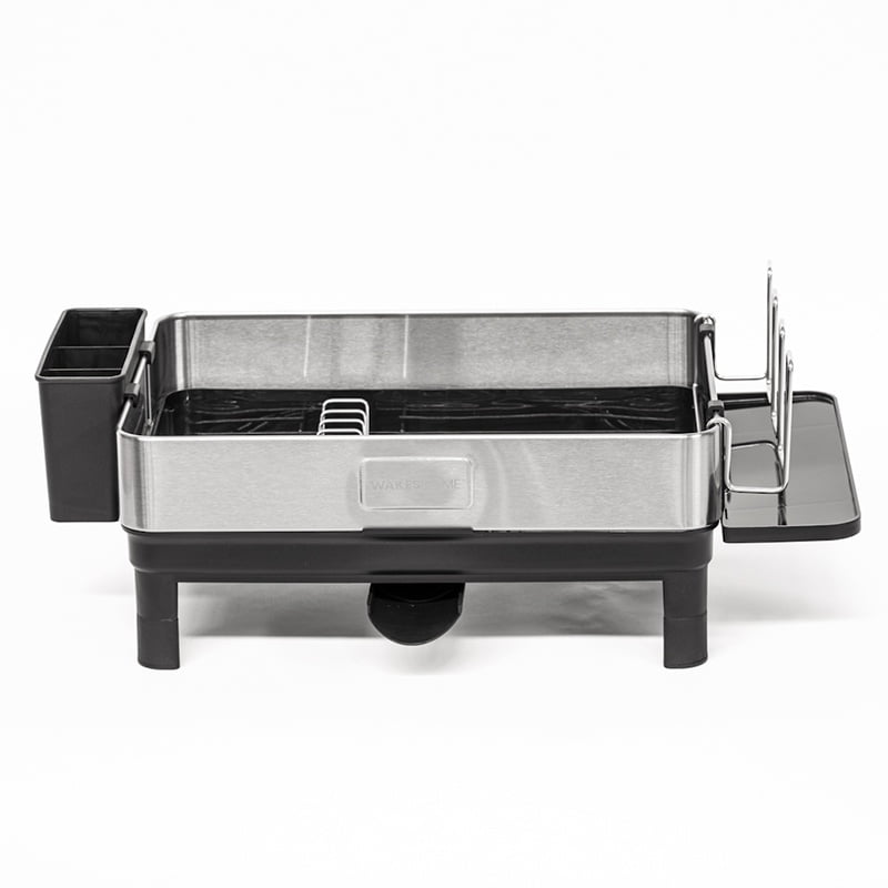 Wakeshome - Escurridor De Platos De Acero Inoxidable Plateado Secaloza De Alta Gama Rack Organizador De Cocina Secador De Utensilios De Cocinna J-674