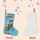 thumbnail image 3 of Calcetines de Navidad de Lino Blanco Doug 45cm x 32cm, 3 of 5