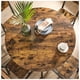 thumbnail image 3 of Mesa Comedor Redonda Fierro Negro y Madera Glote, 3 of 5