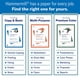 thumbnail image 3 of Impresora: papel Hammermill, 20 libras, 11 x 17, 92, brillante, 2500 hojas, 3 of 9