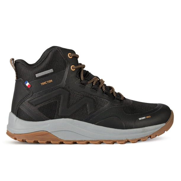 Botín Outdoor Impermeable Hombre Negro Camel Michelin Dr05