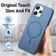thumbnail image 5 of Magnetic Slim Case for Xiaomi Redmi 12 with Camera Guard & Anti-Scratch Back Blue, 5 of 6