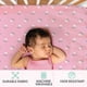 thumbnail image 3 of Juego de sábanas para cuna The Peanutshell Super Soft Baby Girl Pink, 3 of 6
