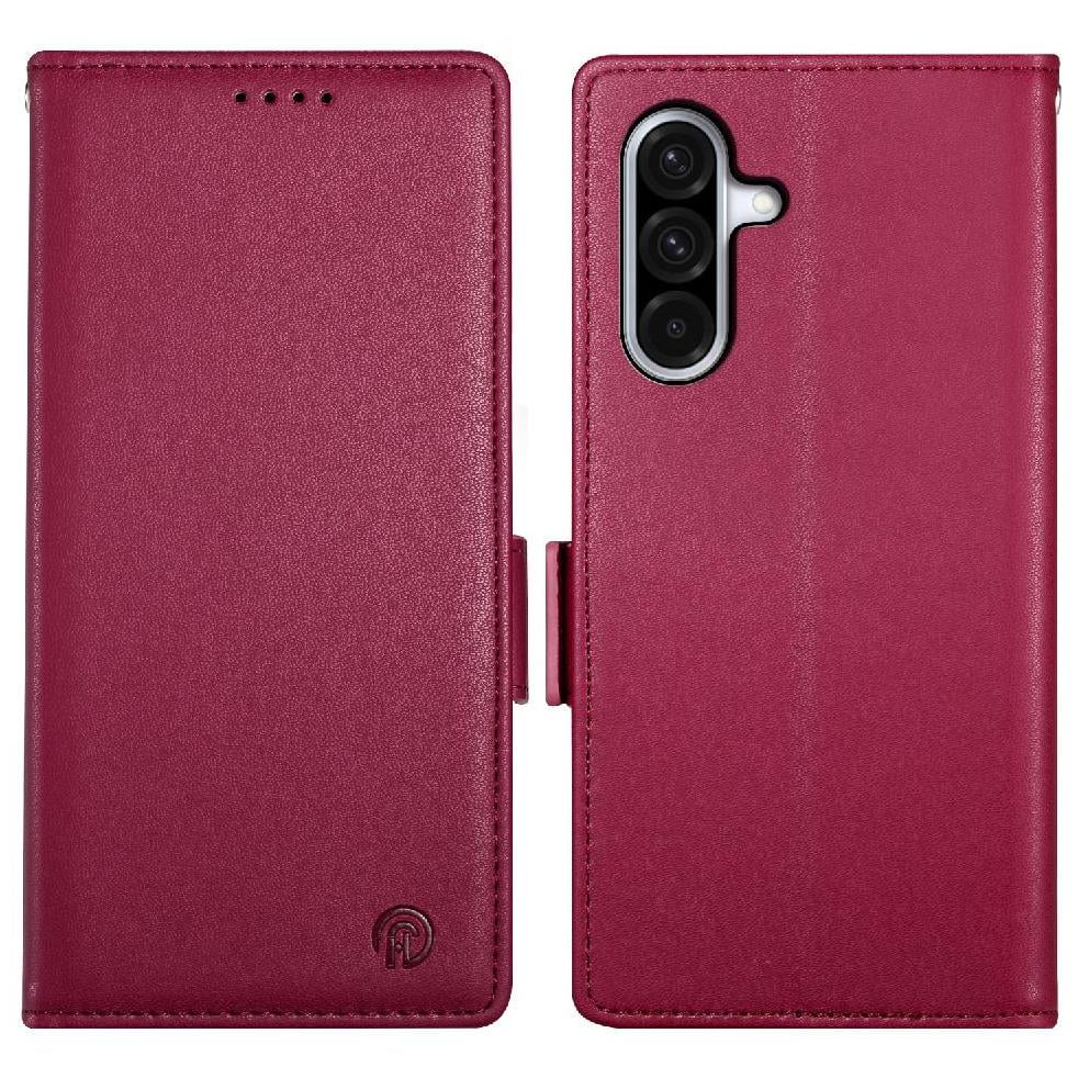 Foxdock - Funda Cartera Magnética Con Tarjetas Y Soporte Para Samsung Galaxy A36 Rojo
