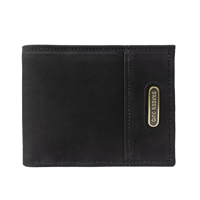Gino Rodinis - Billetera De Cuero Graso Hombre 111 Negro