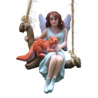Ioensy - Estatua Colgante De Jardín De Hadas, Decoración Del Hogar, Planta De Césped, Bonsái, Figuras En Miniatura