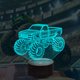 thumbnail image 3 of Night Light YuanDian 3D Monster Trucks para niños, 3 of 9