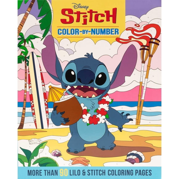 Libro Disney Stitch Color por Números - Thunder Bay Press