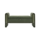 thumbnail image 3 of Modern Teddy Bed End Bench with Arms and Storage,Upholstered Large Foot Rest Stool, Comfy Window Vanity Bench for Living Room,Bedroom,Dorm,Coffee Table,Teddy Olive Green, 3 of 3