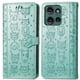 thumbnail image 1 of Funda Cartera FOXDOCK para Motorola Edge 2024 , Flip PU con Relieve de Gatos y Perros, Tarjetero y Soporte, 1 of 6