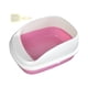 thumbnail image 5 of Bandeja De Arena Para Gatos Abierta, Caja De Arena Para Gatos Elevada, Bandeja De Arena Para Mascotas Antisalpicaduras, Rosa, Grande, 5 of 5