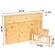 thumbnail image 3 of Tabla de Quesos L 4 Utensilios 1,5x20x30 cm Beige, 3 of 6
