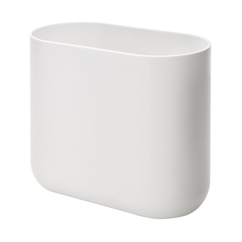 Interdesign - Papelera Idesign The Cade Collection Slim Oval White