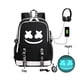 thumbnail image 2 of Luminous Happy Face With USB Charging Port, Casual Waterproof Backpack, Student School Bag, 2 of 4