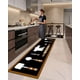 thumbnail image 1 of Set 2 Piezas Alfombra de Cocina Goma Antideslizante Diseño Estampado, 1 of 6
