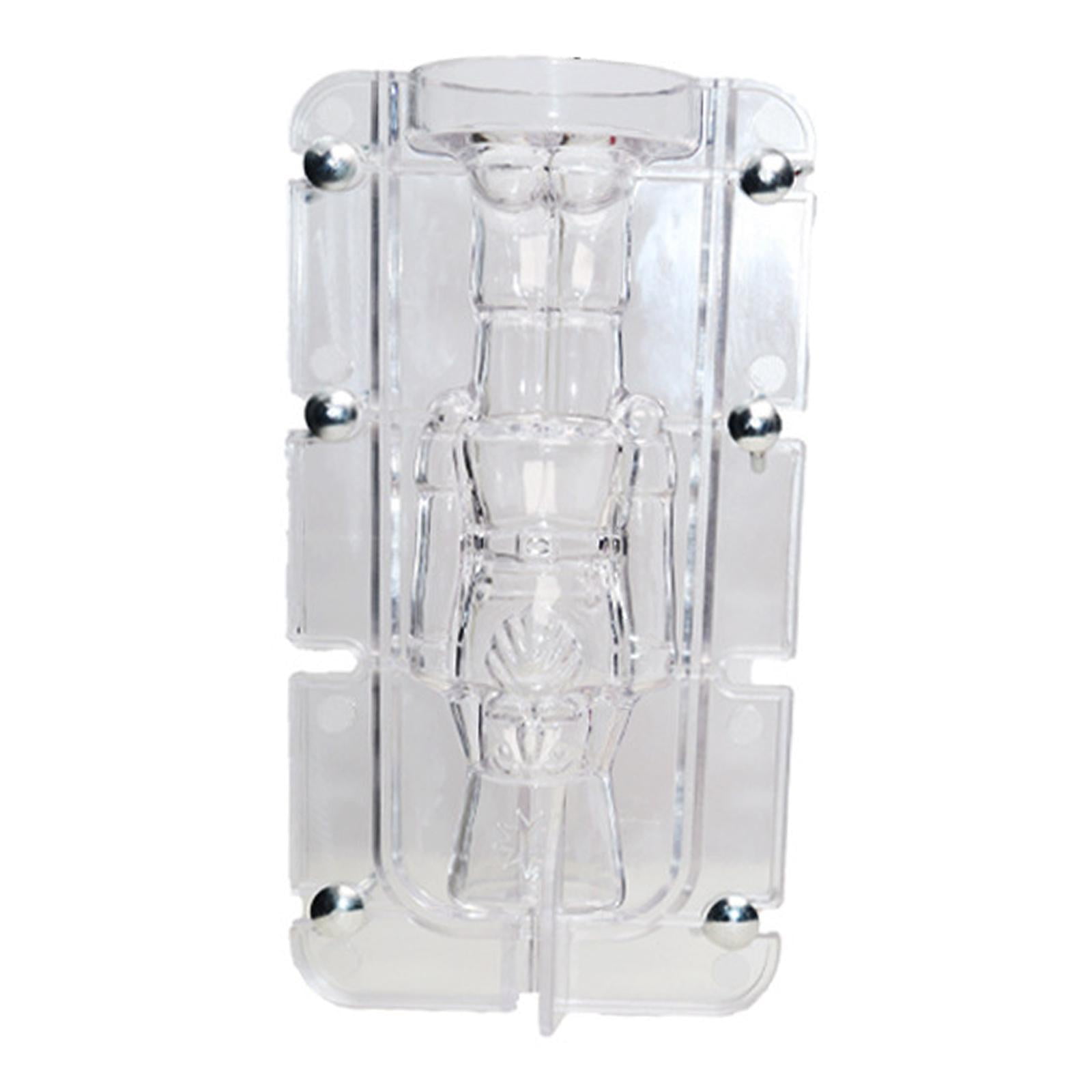 Magideal - Molde Para Velas Nutcracker Reutilizable Molde De Cera Para Manualidades Decoración Hecho A Mano De Material Pc Adecuado Para Fiestas Regalos