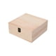 thumbnail image 4 of Caja De Almacenamiento De Madera Decoraciones Portátiles Para El Hogar Caja De Regalo Sin Terminar Caja De Baratijas De Madera 23x23x10cm, 4 of 5