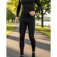 thumbnail image 1 of Calza De Ciclismo Gel Acolchada Pierna Larga Reflectante negro XL, 1 of 3