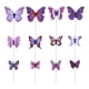 thumbnail image 2 of Juego de 12 Estacas de Jardín en Forma de Mariposa, Púrpura, 2 of 3