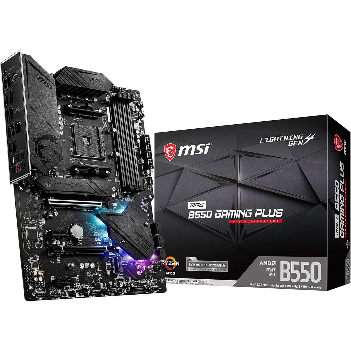 Placa Madre Msi Mpg B550 Gaming Plus V1 Amd Ryzen Ddr4