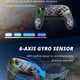 thumbnail image 4 of Controlador inalámbrico compatible con Switch/PC/Teléfono, gamepad programable con RGB de iluminación, emparejamiento con un solo botón para despertar, función de vibración turbo, 4 of 9