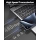 thumbnail image 5 of Cable USB-C Bkayp de 3 unidades, 3 m, carga rápida de 60 W, nailon, 5 of 7