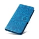 thumbnail image 4 of Funda tipo cartera FOXDOCK para Samsung Galaxy A12 , diseño girasol en relieve, cuero PU, cierre magnético, soporte y tarjetero, 4 of 5