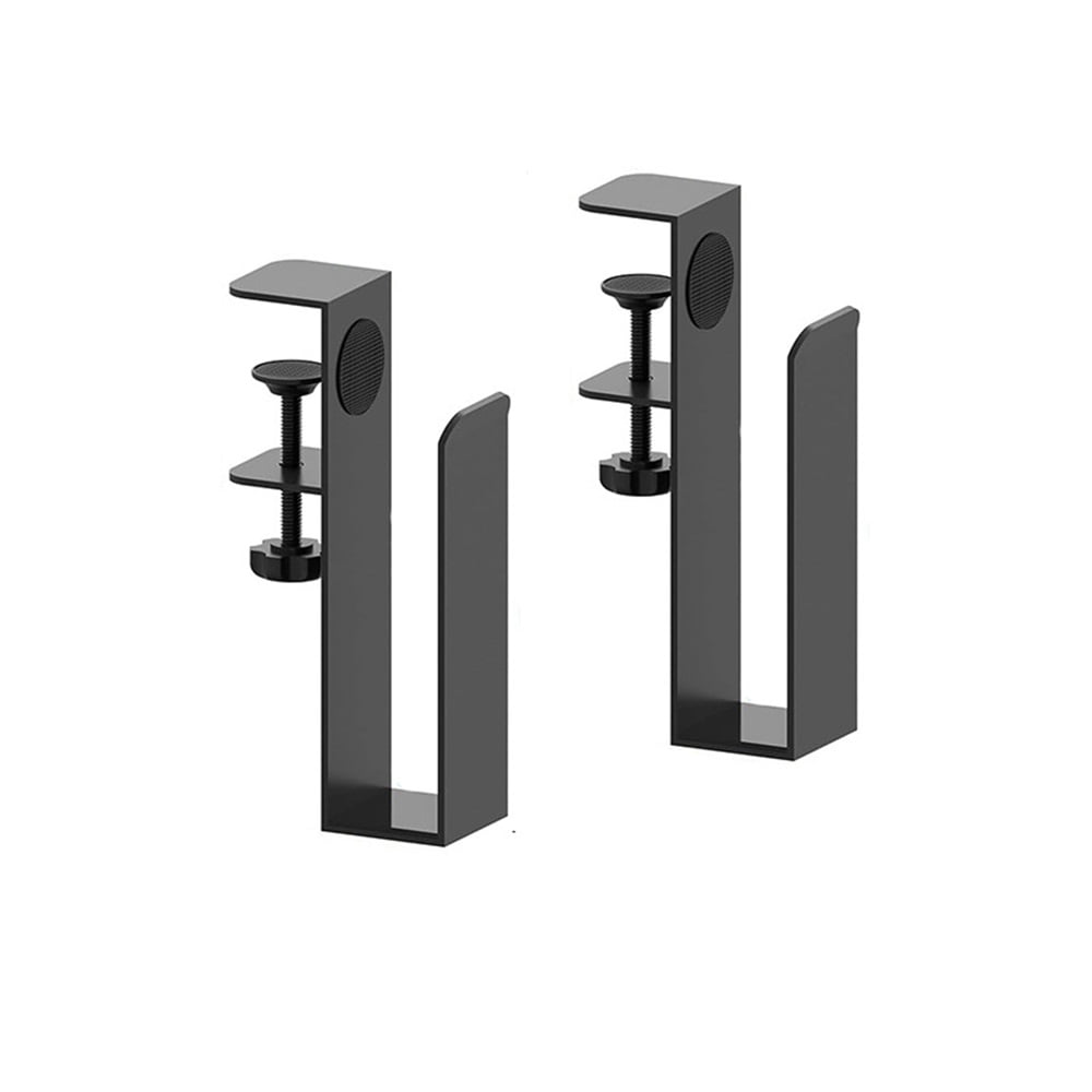 Xusx111 - Montaje De Ordenador Portátil Lateral Ajustable, No Hay Organizador De Almacenamiento De Escritorio De Taladro, Soporte De Portátiles Colgante De Metal, Abrazadera Sin Golpes Para Macbook Pr