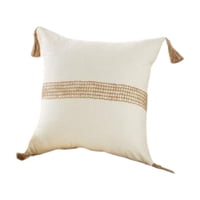 Wyj Hogar - Pack De 02 Fundas De Cojin Con Detalles En Yute 45X45Cm Md11