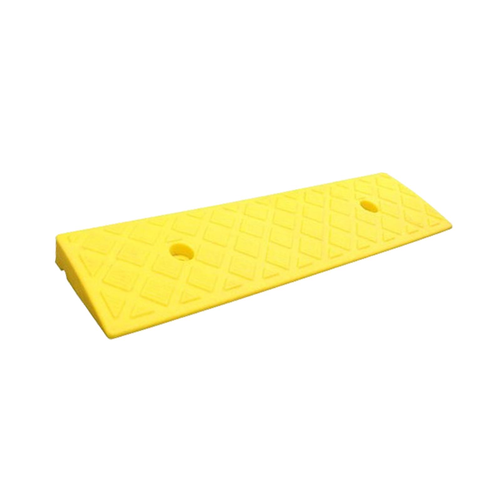 Ioensy - Rampa De Acera Ligera Para Entrada De Vehículos, Para Cortacéspedes De Motocicletas Y Vehículos Recreativos, Altura De 3 Cm, Color Amarillo