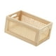 thumbnail image 3 of Cesta de almacenamiento rectangular Caja de madera rústica Organizador de libros Artículos diversos Caja de almacenamiento de artículos diversos Cesta súper pequeño, 3 of 5