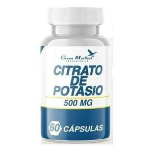 Citrato De Potasio 500 Mg Cápsulas X 60 Green Medical