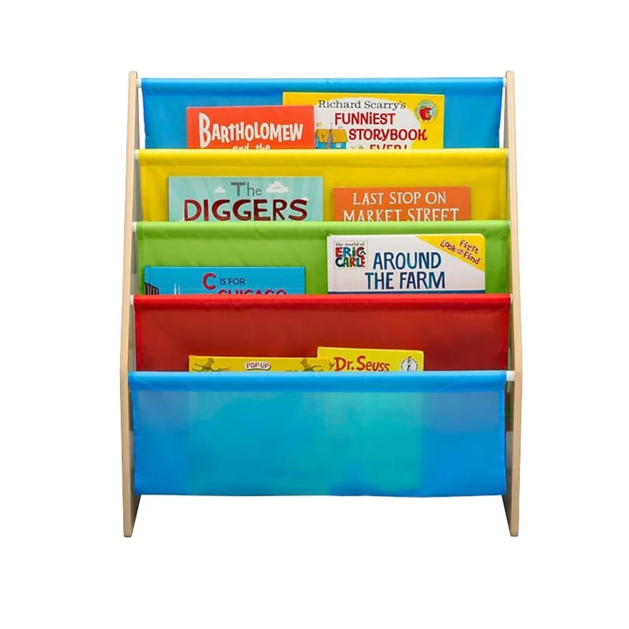 Biblioteca Infantil Para Libros Madera Y Multicolor Delta Children