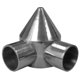 thumbnail image 2 of Chain Link Bullet Cap Yardlink, aluminio plateado, paquete de 1 unidad, 2 of 2