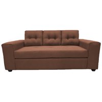 Muebles Jd - Sofá 3 Cuerpos Martina Lino Café