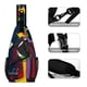 thumbnail image 3 of Conde Pátula Riñonera Bandolera con Estampado Integral para Hombres y Mujeres, Bolso Cruzado Gráfico de Tendencia, Mochila de Hombro Streetwear para Ciclismo y Deportes, Riñonera Versátil Casual, 3 of 6