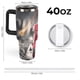 thumbnail image 2 of Bukayo Saka Vaso aislado de acero inoxidable con asa, diseño temático, regalo para familia, amigos y fans; incluye pajita y encaja en el portavasos estándar, 40 oz, 2 of 6
