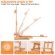 thumbnail image 4 of Caballete de Mesa Portátil VISWIN 64 cm de Madera de Haya, 4 of 6