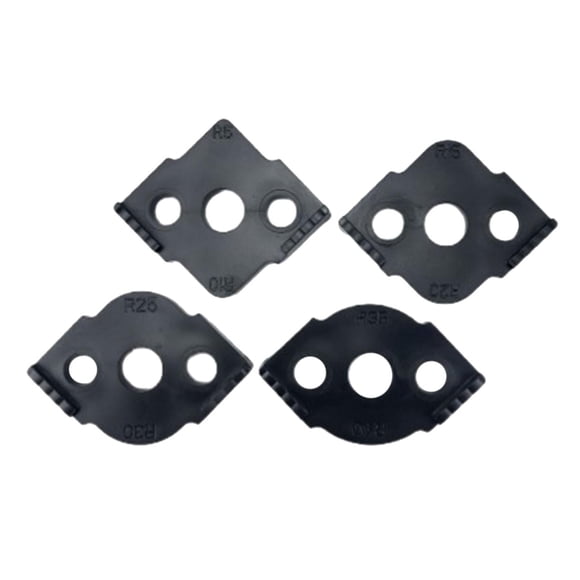 4x Router Corner Radius Jig Enrutamiento Esquinas Redondeadas Plantillas De Brocas Para Enrutador Negro
