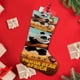 thumbnail image 4 of Oso Panda en África Tema: Calcetines de Navidad, fino lino blanco para colgar en escaleras y chimenea, decoración navideña para el hogar, regalo de Navidad. 45cm × 32cm, 4 of 5